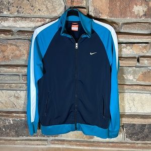 Stripe White Nike Track Jacket 